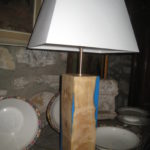 Lampe en érable