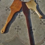 spatules en orme et noyer